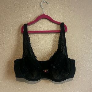 Cacique Black Lace Bra